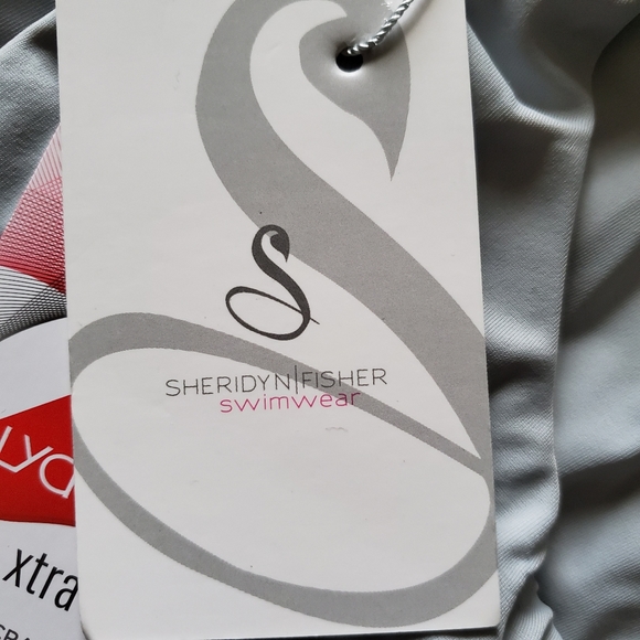 Sheridyn Fisher Light Gray Side Cut Outs Bikini Size XS - Picture 6 of 7